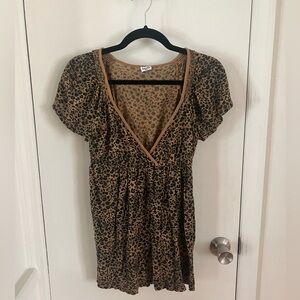 Splendid cheetah print shirt